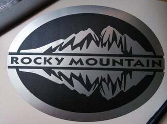 Rocky Mountain 5 inch Decals for Jeep Wrangler Rubicon Door STICKERS VINYL