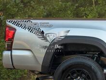 TRD Off Road with Tire Track Bedside Vinyl Decal Sticker for Toyota Tundra_2
