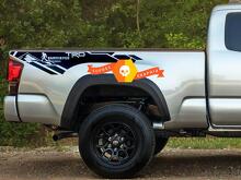 TRD Style Sasquatch Rear Side Vinyl Decals for Toyota Tacoma 2016-2020_2