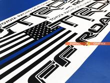 TRD-Style USA Flag Punisher Skull Vinyl Decal Kit for Toyota Tacoma Tundra FJ Cruiser_3