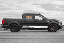 Racing rocker panel stripes vinyl decals stickers for Ford F-150 2020 3