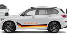 M colors Vinyl Stripes for BMW X5 M50 G05 Monochrome style and German on your choice 2