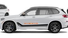 M colors Vinyl Stripes for BMW X5 M50 G05 Monochrome style and German on your choice 3