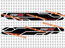 Pair of Pro 4X Titan Bed Side Vinyl Stickers Decal Kit for Nissan Titan 2015 - 2020 2