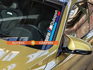 BMW M Clubsport Windshield Decal sticker FRONT
