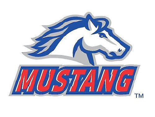 Mustang Color Logo Decal Sticker #2