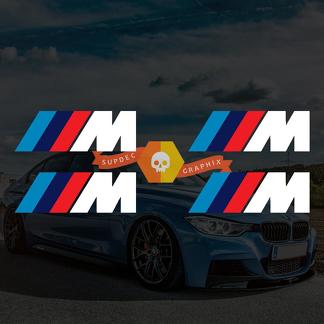BMW M Power Logo  Wall Decal M Series Luxury Race Sports Cars Home Decor Vinyl 