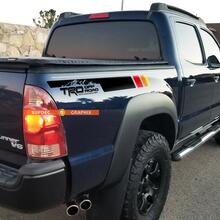 Pair TRD Off Road Sport Mountains Vintage stripes for Tacoma Side Vinyl Stickers Decal fit to Toyota Tacoma 2005–2020 2