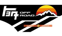 Vintage TEQ 4x4 PRO Sport Off Road Side Vinyl Stickers Decal fit to Tacoma 2013 - 2020 or Tundra 2013 - 2020 2