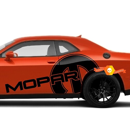 Huge Graphic Side Decal Sticker for Both Sides for Dodge Challenger Charger