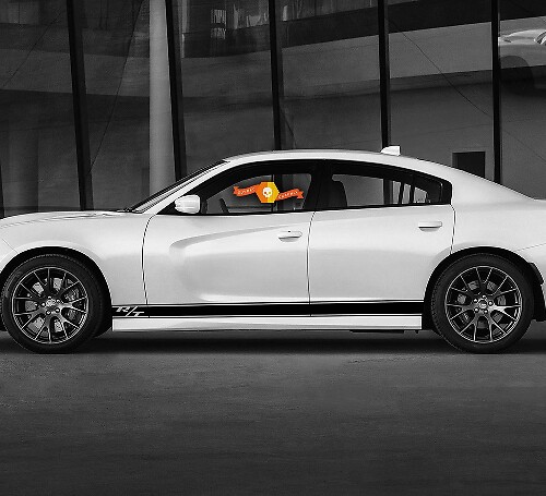 GT Stripe Rocker Panel Side Band Decal Sticker graphics 2 for Dodge Charger Daytona