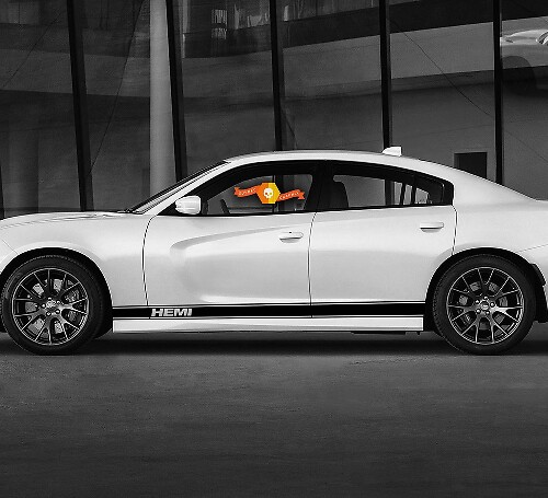 GT Stripe Rocker Panel Side Band Decal Sticker graphics for Dodge Charger Daytona