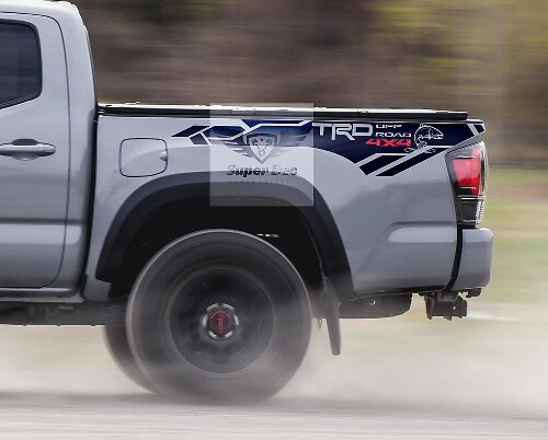 TRD Trout Edition Bedside Vinyl Decal Sticker for Toyota Tundra 2013-2020