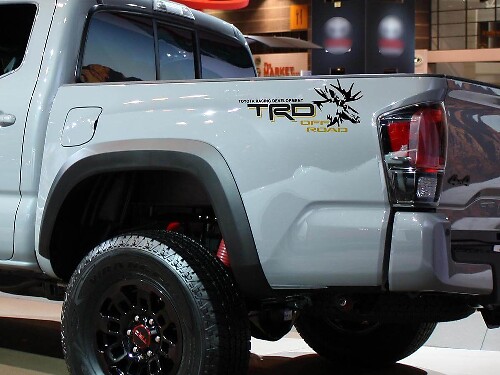 TRD Off Road Moose Bedside Vinyl Decal Sticker for Toyota Tundra
