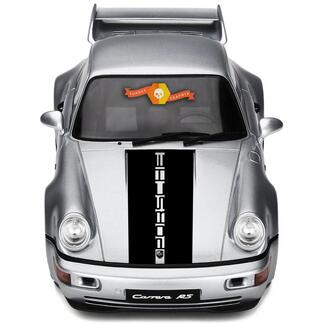 Porsche 911 Hood Central Stripe Decal Sticker