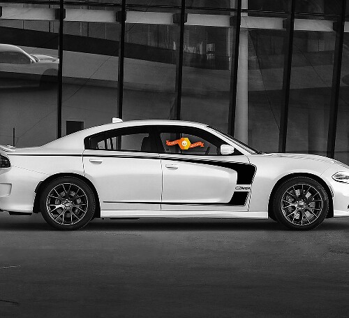 C Stripe Decal Sticker Complete Graphics Kit for Dodge Charger