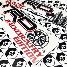 Toyota Racing Development TRD Backcountry edition 4X4 bed side Mountains Compass tree Graphic decals stickers for Tacoma 2016 - 2020 Black Red 2