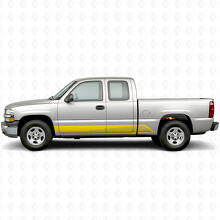 Parallel Contour Door & Rocker Panel Vinyl Stripes for Chevrolet Silverado 1500 GMT800 1999-2007_3