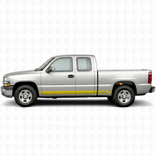 Topographic Band Door & Rocker Panel Vinyl Stripes for Chevrolet Silverado 1500 GMT800 1999-2007_3