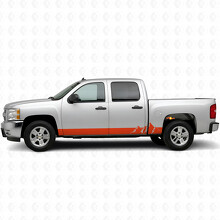 Alpine Ridge Door & Rocker Panel Vinyl Stripes for Chevrolet Silverado 1500 GMT900 2007-2013_4
