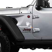 Spear Sword Fender Vinyl Sticker Decal Kit for Jeep Wrangler Gladiator JL JLU JT 2