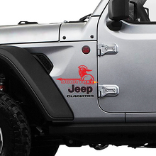 Spear Sword Fender Vinyl Sticker Decal Kit for Jeep Wrangler Gladiator JL JLU JT 3