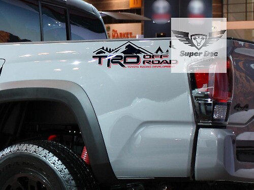 TRD Off Road Mountain Side Vinyl Decal Kit for Toyota Tacoma Tundra 4Runner
