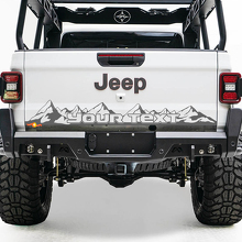 Mountains Bed Tailgate Vinyl Sticker Decal for Jeep Wrangler Gladiator Rubicon JL JLU JLS JTS 2