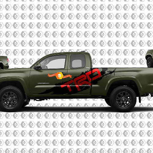 TRD Mud Splash Side Vinyl Decal Sticker for Toyota Tacoma_1