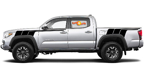 Retro Style Stripes Side Vinyl Decal Sticker for Toyota Tundra