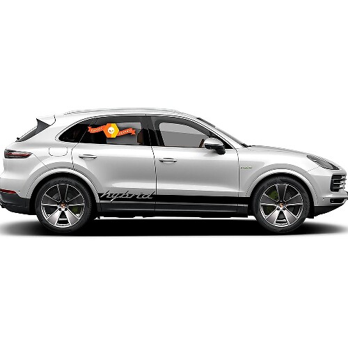 Porsche Cayenne Hybrid Side Stripes Decal Sticker 2020