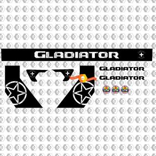 Jeep Gladiator Combat Medic Kit Custom Style Vinyl Graphics Decals Stickers