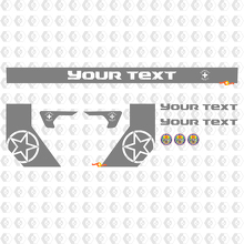 Combat Medic Kit Custom Style Vinyl Graphics Decals for Jeep Gladiator 2