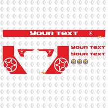 Combat Medic Kit Custom Style Vinyl Graphics Decals for Jeep Gladiator 3