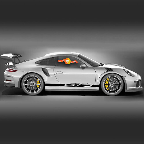Porsche 911 GT3 Side Stripes Kit Decal Sticker