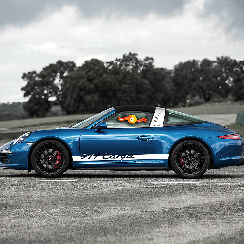  Porsche 911 Targa Side Stripes Kit Decal Sticker 