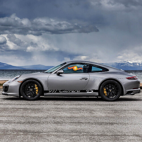 Porsche 911 Carrera 4S Side Stripes Kit Decal Sticker 