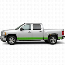 Slim Accent Door & Rocker Panel Vinyl Stripes for Chevrolet Silverado 1500 GMT900 2007-2013_6