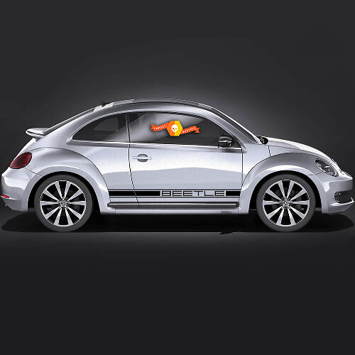 Volkswagen Beetle rocker Beetle Seitenstreifen Porsche Classic Look Graphics Stickers Decals Cabrio style fit any year