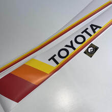 Retro Side Rocker Panel Stripes Vinyl Decal Kit for Toyota FJ Cruiser_4