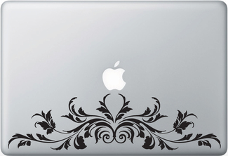Filigree 02 Apple Macbook Decal Sticker