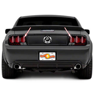 2005-2009 Ford Mustang Honeycomb Taillight Decals Vinyl Graphics Stickers 05-09