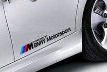 BMW Motorsport Style Rocker Panel Side Decal Pair for BMW M Models