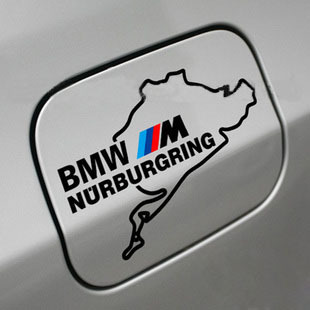 BMW M NURBURGRING M3 M5 M6 328 Fuel Tank Door Decal sticker embl