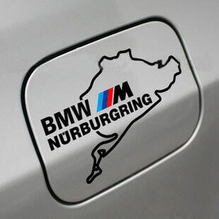 Nurburgring M-Style Fuel Door Vinyl Decal Sticker for BMW 3 Series