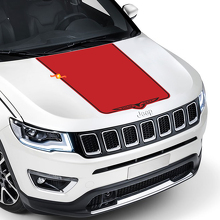 Vinyl Hood Decal Sticker Graphic Stripe for Jeep Compass Latitude Trailhawk 3