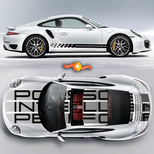 Endurance Racing Stripes Vinyl Decal Kit for Porsche 911 Carrera