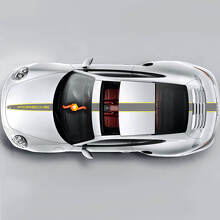 Porsche Racing Stripes Two Colors Racing Edition Stripes Or Any Porsche #6 3