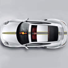 Porsche Racing Stripes Two Colors Racing Edition Stripes Or Any Porsche #6 3
