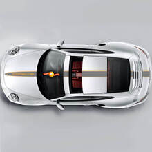 Porsche Racing Stripes Two Colors Racing Edition Stripes Or Any Porsche #6 4
